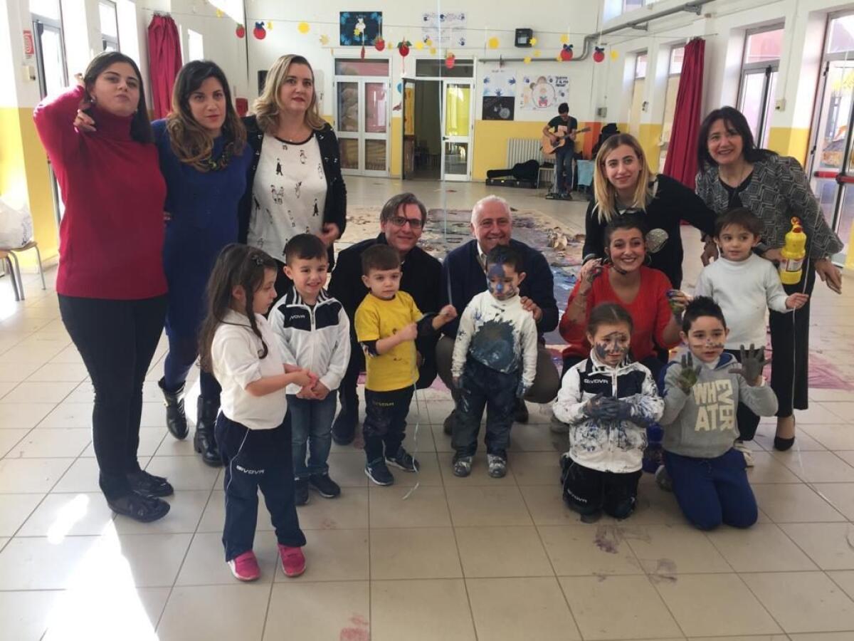 “Crescere Insieme”: inaugurato atelier dell’infanzia alla Quasimodo - Alcuni protagonisti dell'atelier