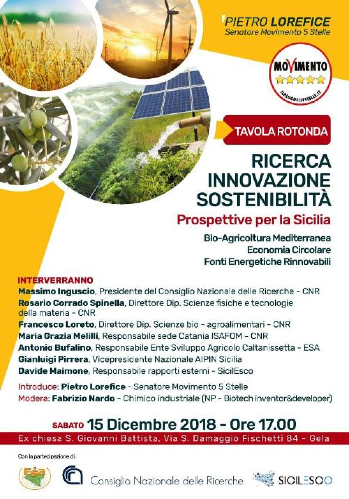 “Ricerca Innovazione Sostenibilità”,  esperti a confronto - 