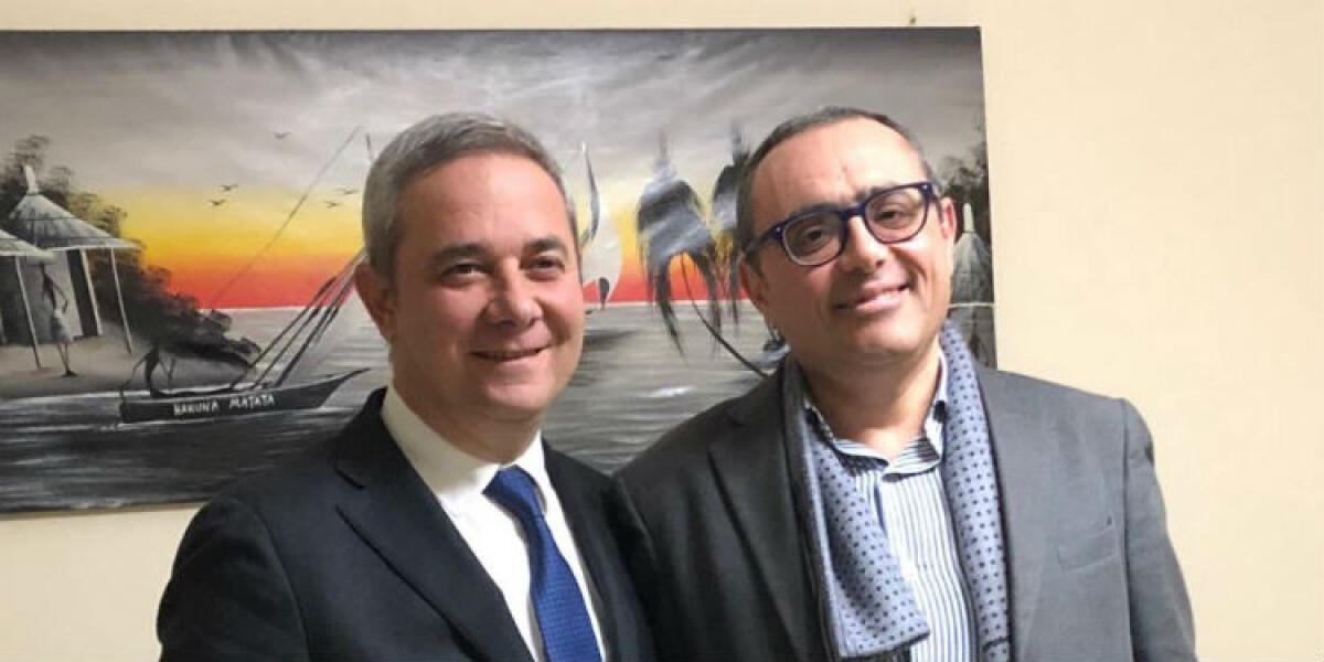 Mancuso sceglie Incarbone, è il nuovo commissario forzista: "Adesso vogliamo candidato a sindaco" - Incarbone e il deputato Michele Mancuso