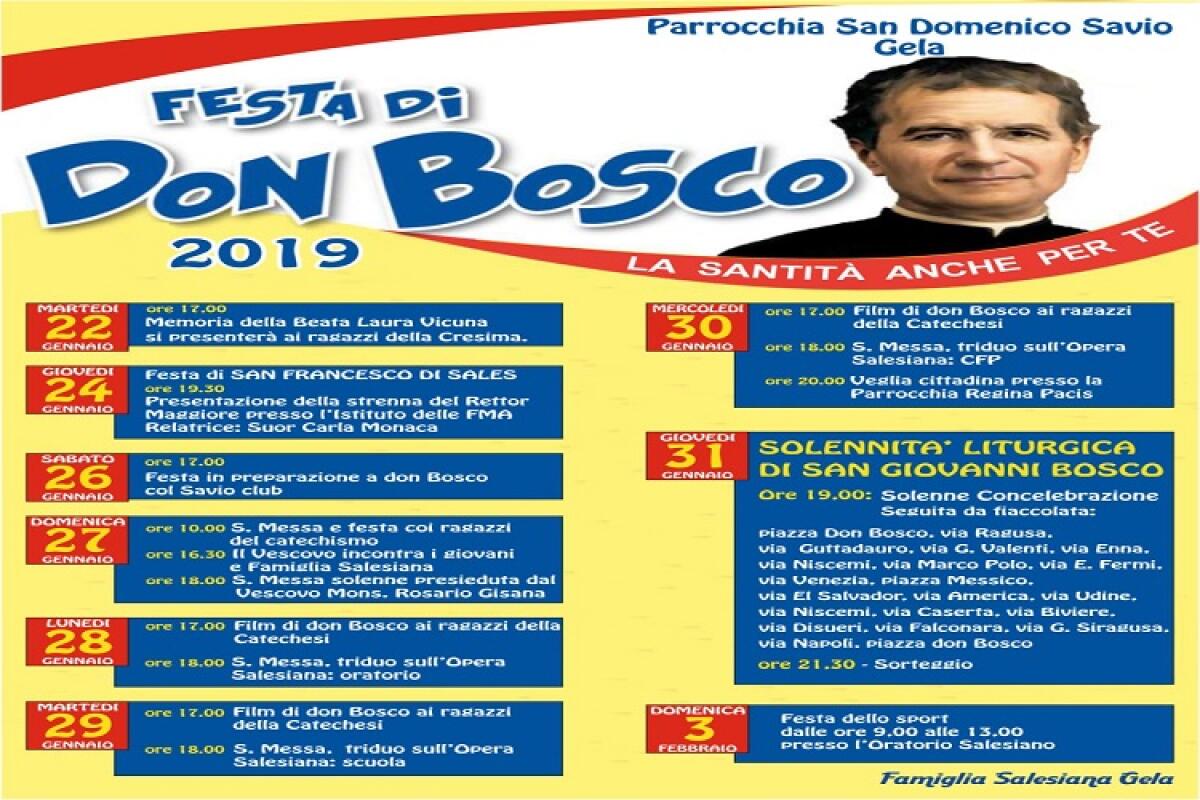Entrati nel vivo festeggiamenti in onore di Don Bosco -