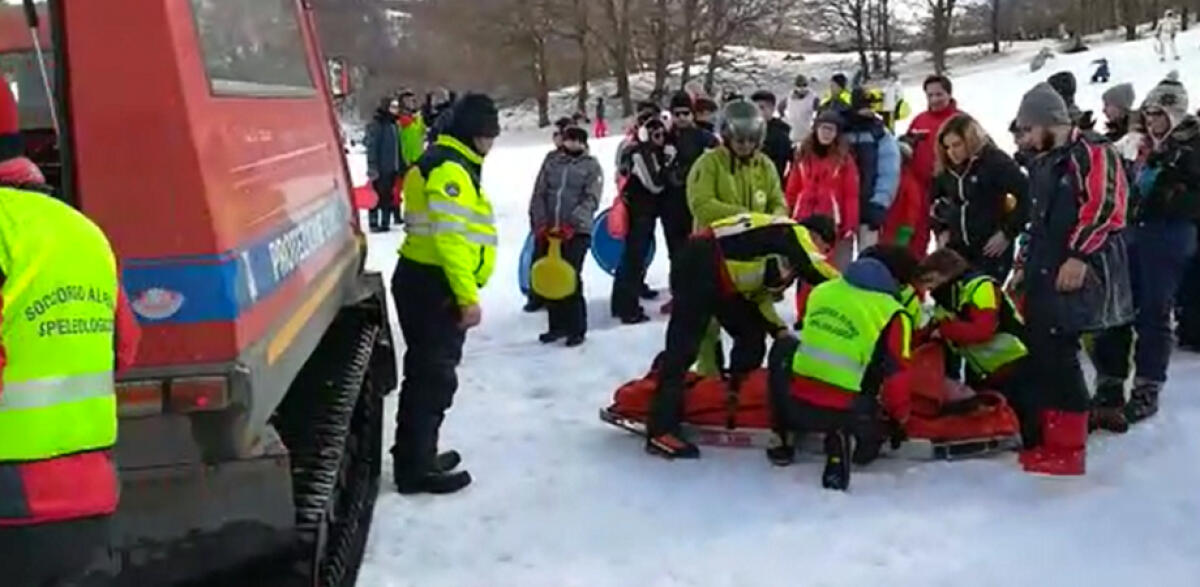 Incidenti sulla neve a Piano Battaglia, trauma alla colonna vertebrale per un gelese - 