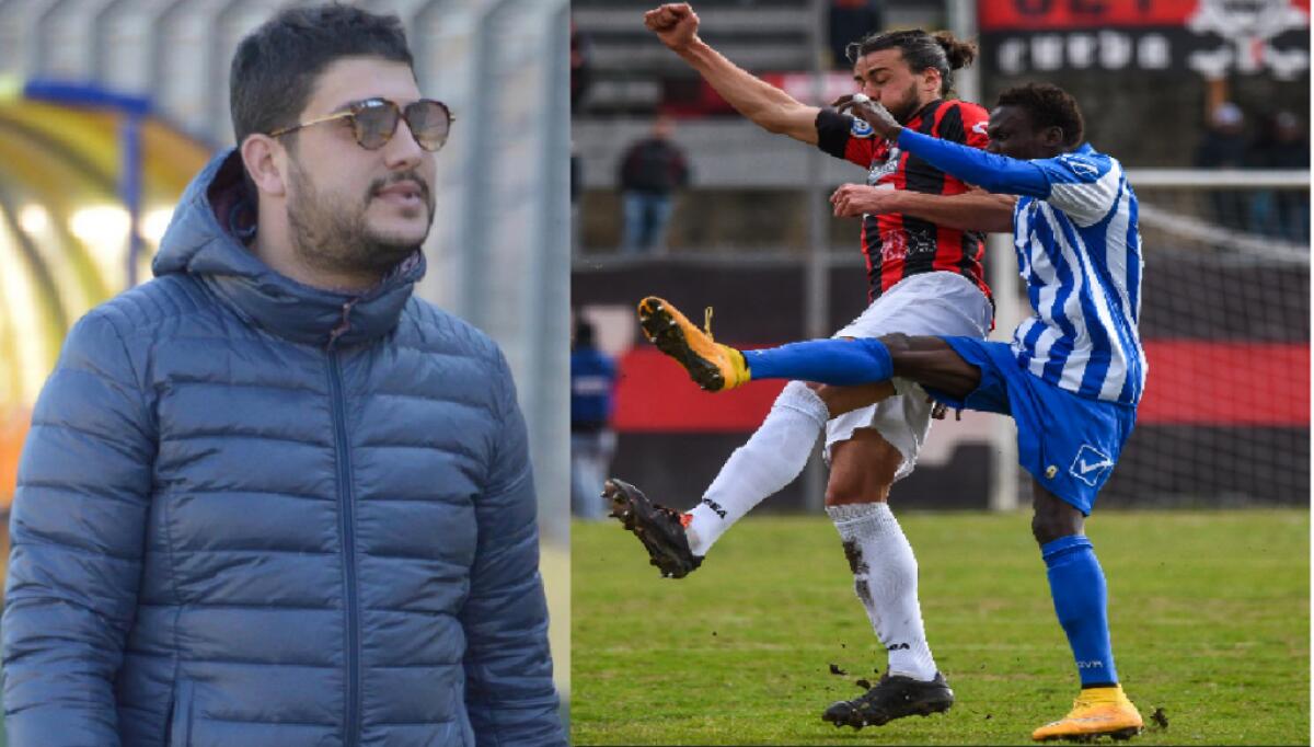 Sowe squalificato per tre giornate, Cuvato fino al 16 maggio: pronto il ricorso - Il team manager Umberto Cuvato e l'attaccante Sowe