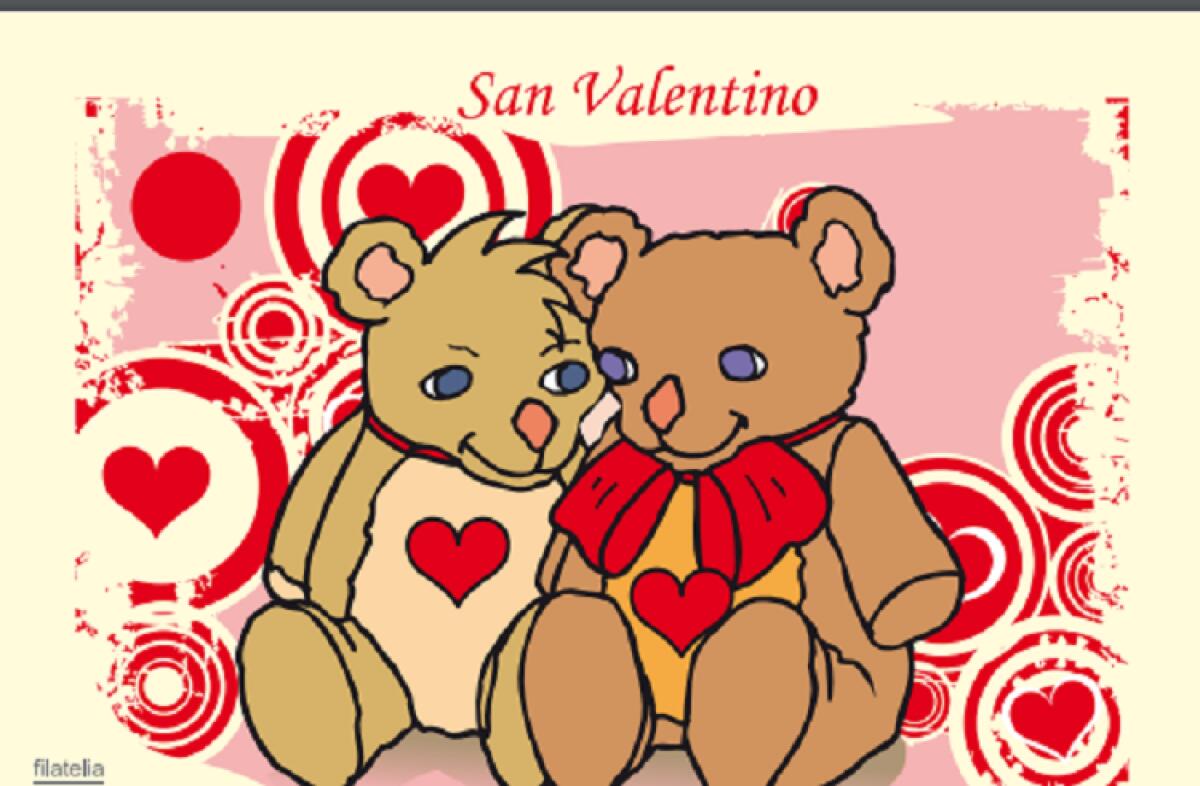 A San Valentino le Poste dedicano 4 cartoline - 