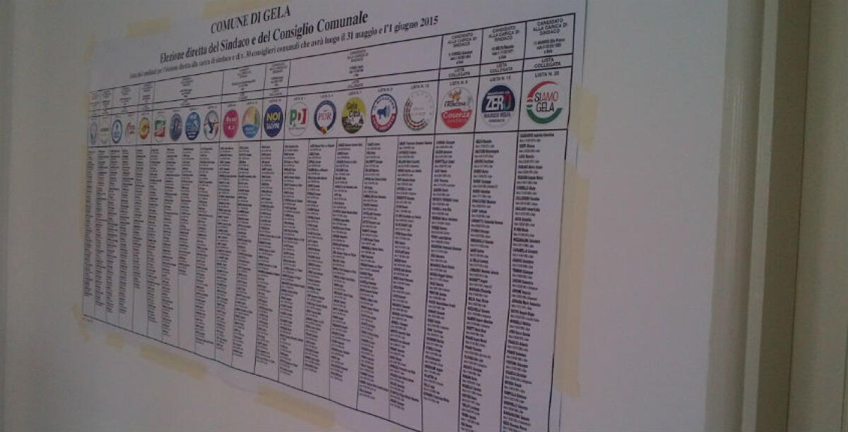"Una Buona Idea", "Un'Altra Gela", Melfa e Lega superano lo scoglio firme, quasi fatta per dem e "dissidenti" -