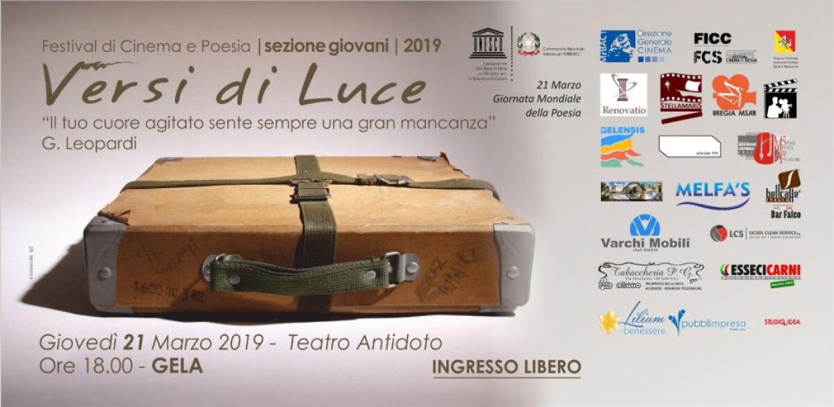 Ritorna "Versi di luce", primavera in città celebrata con la poesia e l'arte -