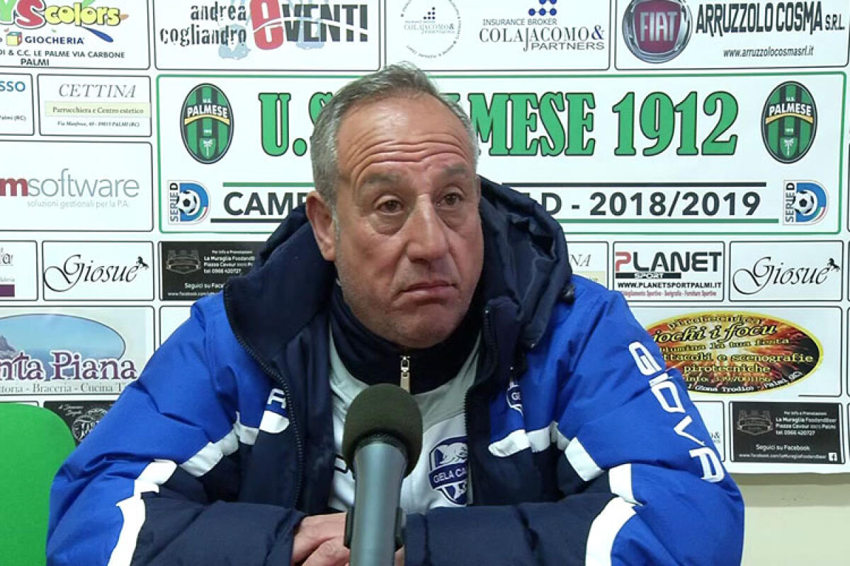Gela con tanti assenti fa visita alla Sancataldese, derby per i biancazzurri a caccia del riscatto - Salvatore Brucculeri - Allenatore del Gela Calcio