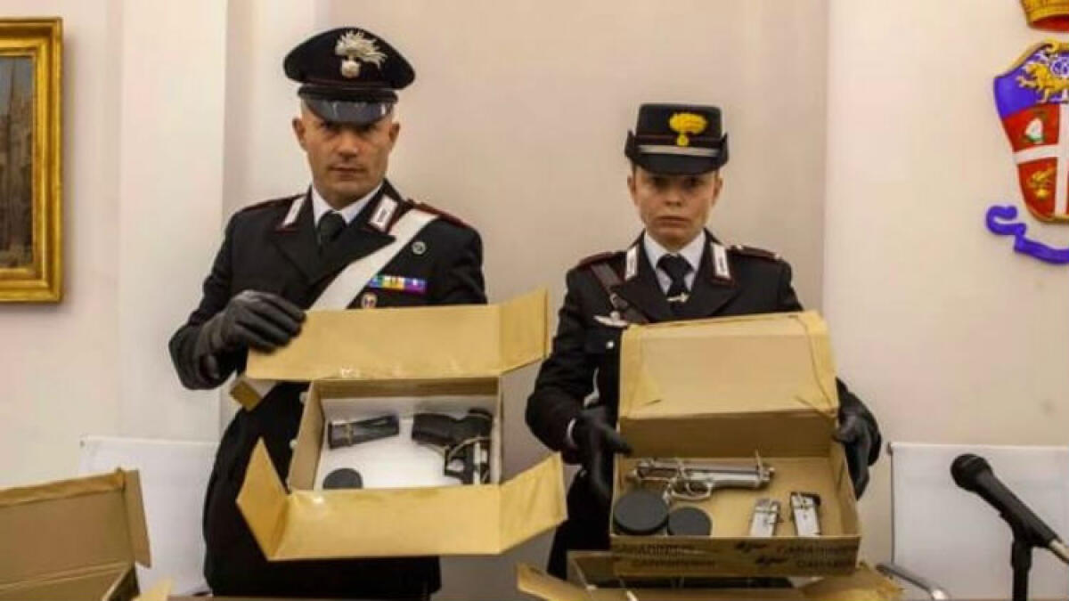 Portavalori, banche e i progetti per assaltare ville, il commando gelese era armato - Le armi sequestrate