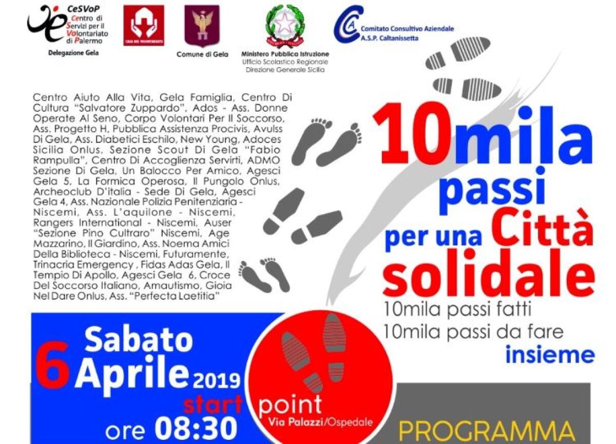 Diecimila passi per il volontariato, 40 associazioni in corteo - 