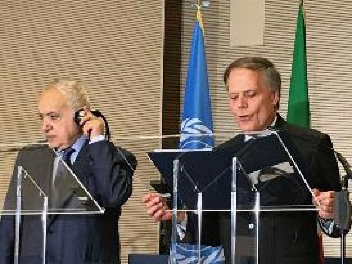 LIBIA, MOAVERO INCONTRA SALAMÈ "DIALOGO POSSIBILE" - 