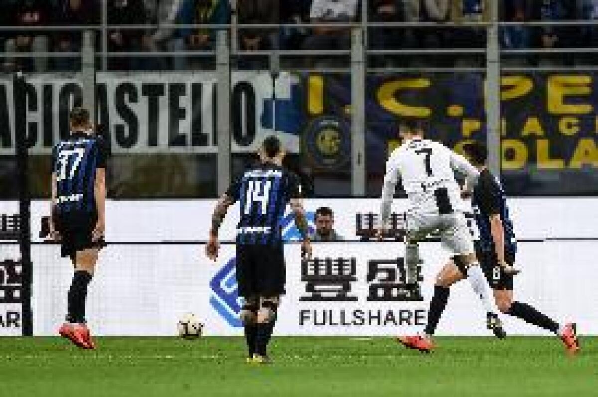 CALCIO: CR7 RISPONDE A NAINGGOLAN, INTER-JUVE 1-1 - 