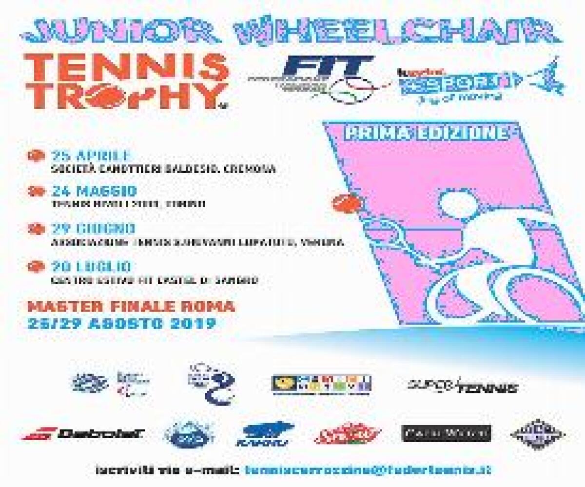 AL VIA 1° JUNIOR WHEELCHAIR TENNIS TROPHY FIT KINDER+SPORT - 