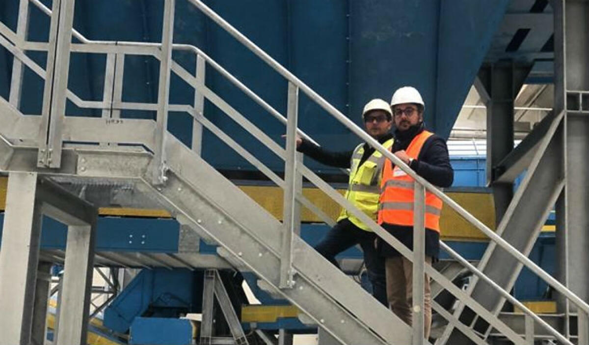 Completato l'impianto Tmb per i rifiuti, Giudice: "Non diventi cattedrale nel deserto" - Giudice ha fatto visita al Tmb