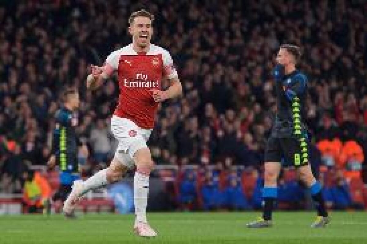 CALCIO: EUROPA LEAGUE. ANDATA QUARTI, ARSENAL-NAPOLI 2-0 -