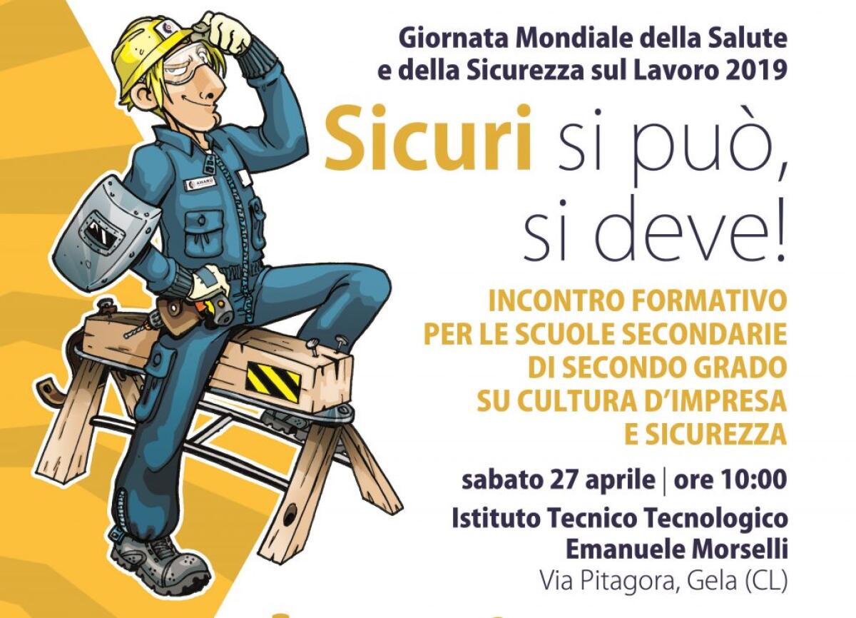 Giornata mondiale della sicurezza, incontro formativo all'Itis - 