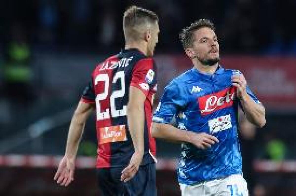 CALCIO: SERIE A. NAPOLI-GENOA 1-1, RINVIATA FESTA SCUDETTO JUVE - 