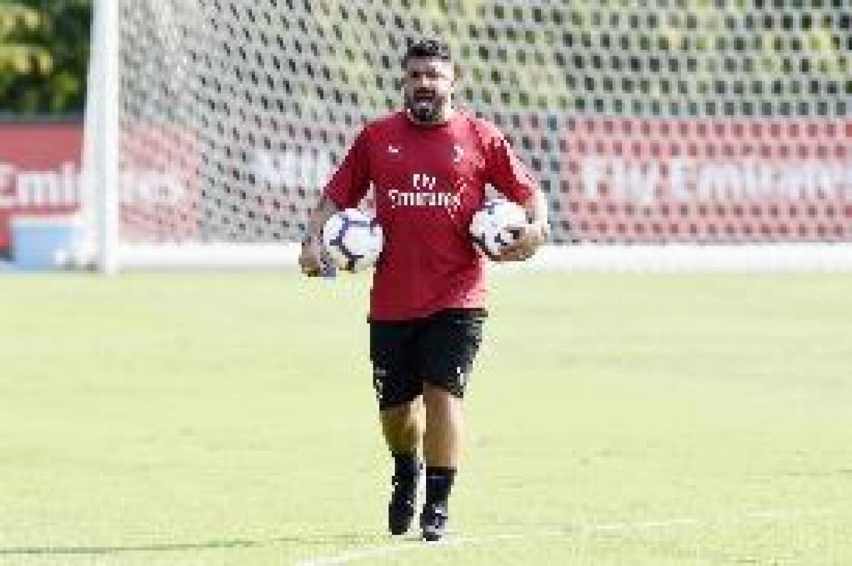 CALCIO: MILAN. GATTUSO "NIENTE ALIBI, CON LAZIO SERVE GRANDE VOGLIA" - 