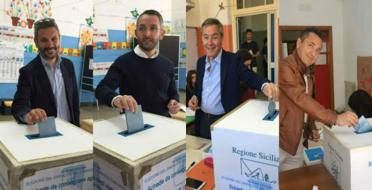 I quattro candidati a sindaco hanno votato, alle 12 affluenza al 13 per cento - I quattro candidati a sindaco alle urne