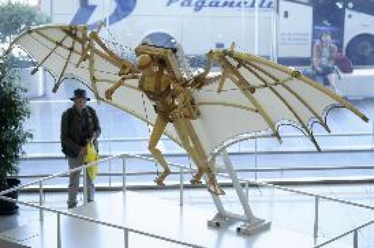 MOSTRE, A FIUMICINO LE "MACCHINE DEL VOLO" DI LEONARDO - 