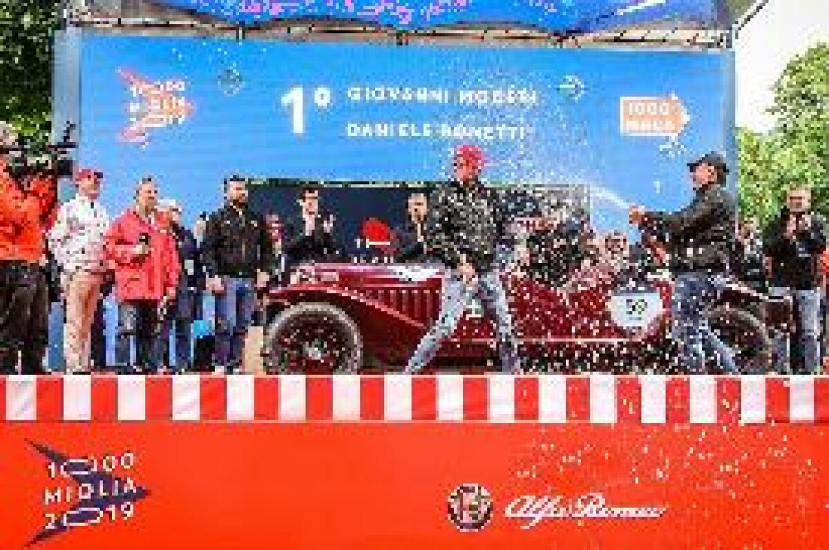 AUTO: 1000 MIGLIA. DOPPIETTA DELL'ALFA ROMEO -