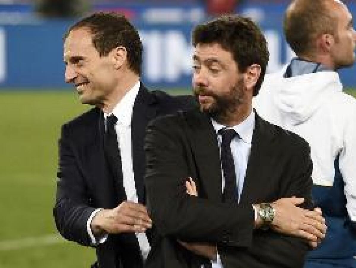 CALCIO: JUVE. AGNELLI "MIA SCELTA PIÙ DIFFICILE", ALLEGRI "EMOZIONATO" - 