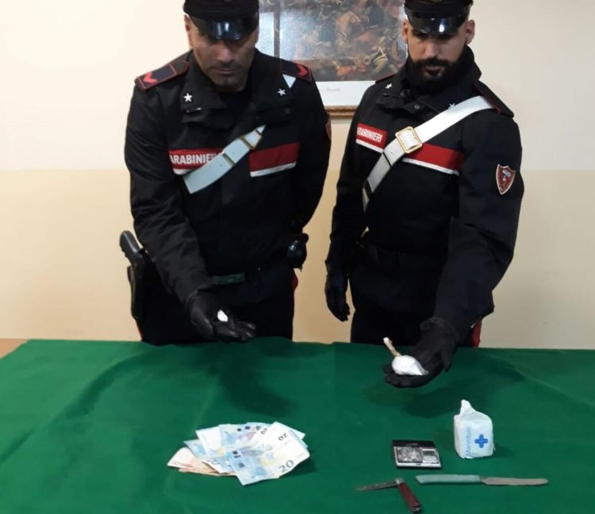 Due niscemesi arrestati con oltre 20 grammi di cocaina a Spinasanta -