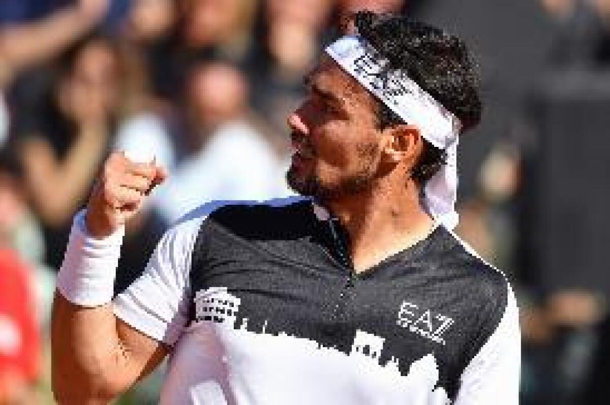 TENNIS: ROLAND GARROS. FOGNINI VOLA AGLI OTTAVI, CARUSO ELIMINATO - 
