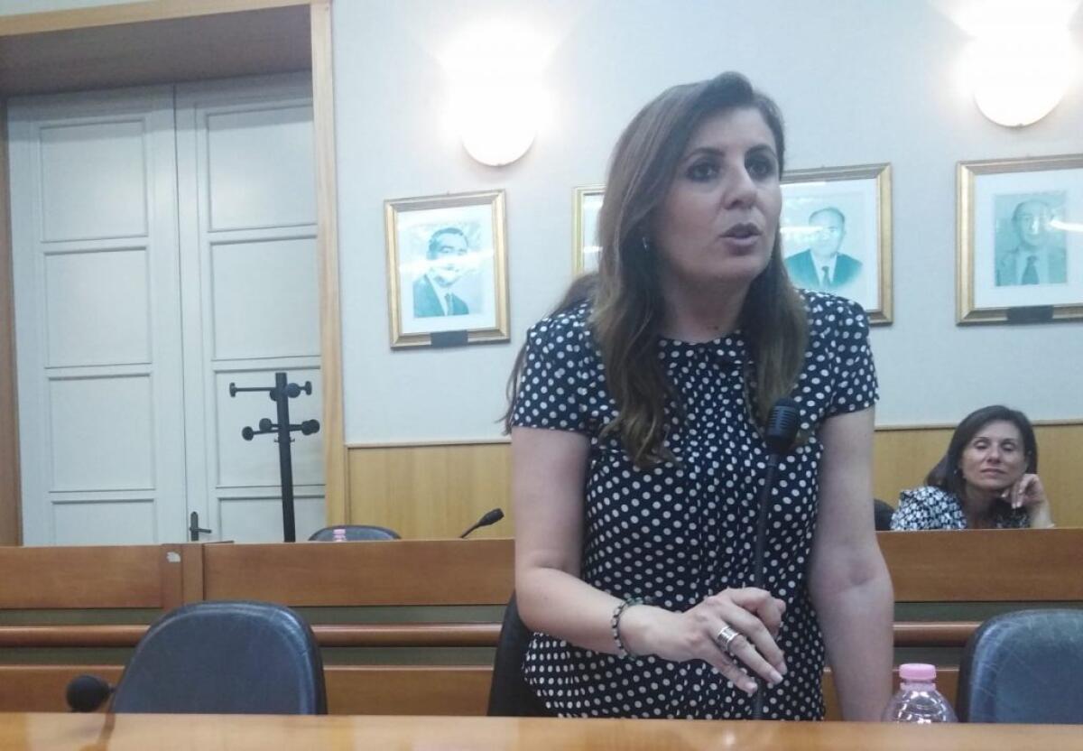 Vicepresidenza a Paola Giudice, "ringrazio per la stima e rimango all'opposizione": quindici voti a favore - Paola Giudice nuovo vicepresidente