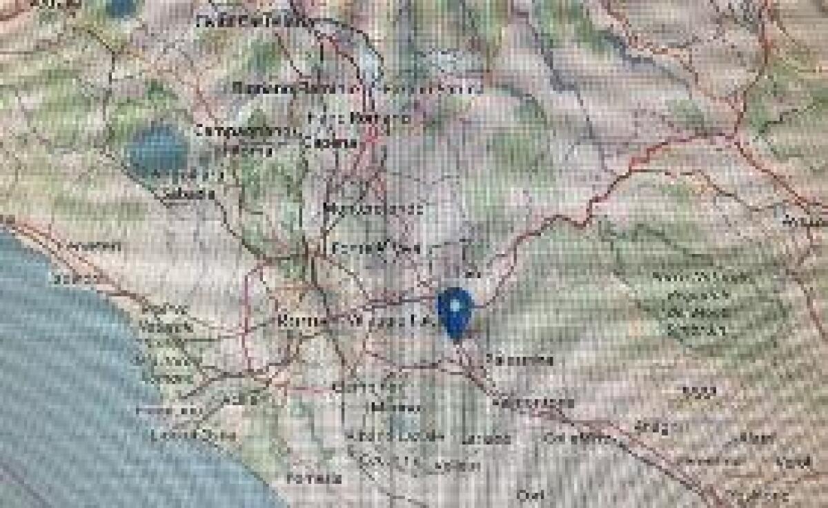 SCOSSA DI TERREMOTO A ROMA CON MAGNITUDO 3.7 EPICENTRO A COLONNA -