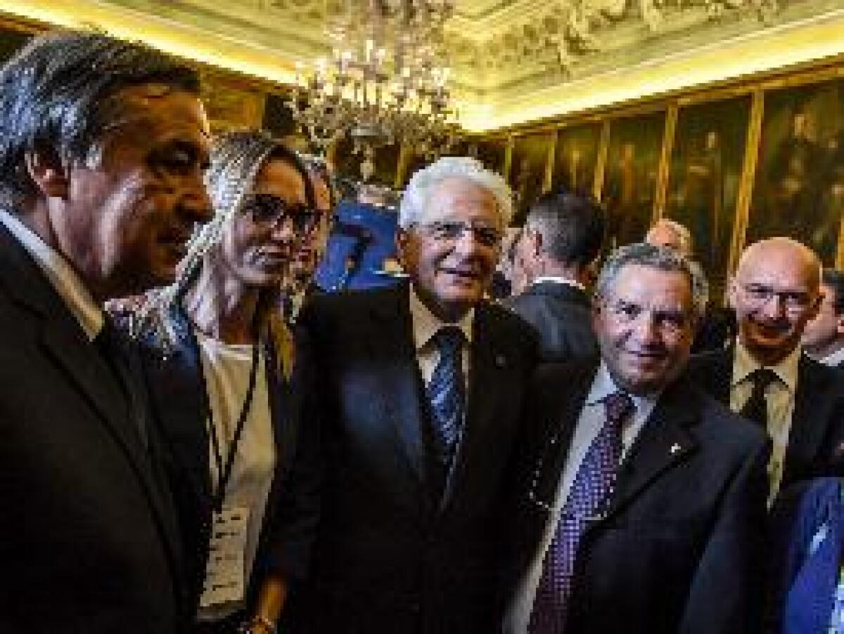 SCHERMA: MATTARELLA FESTEGGIA 110 ANNI FIS "ITALIA ORGOGLIOSA DI VOI" - 