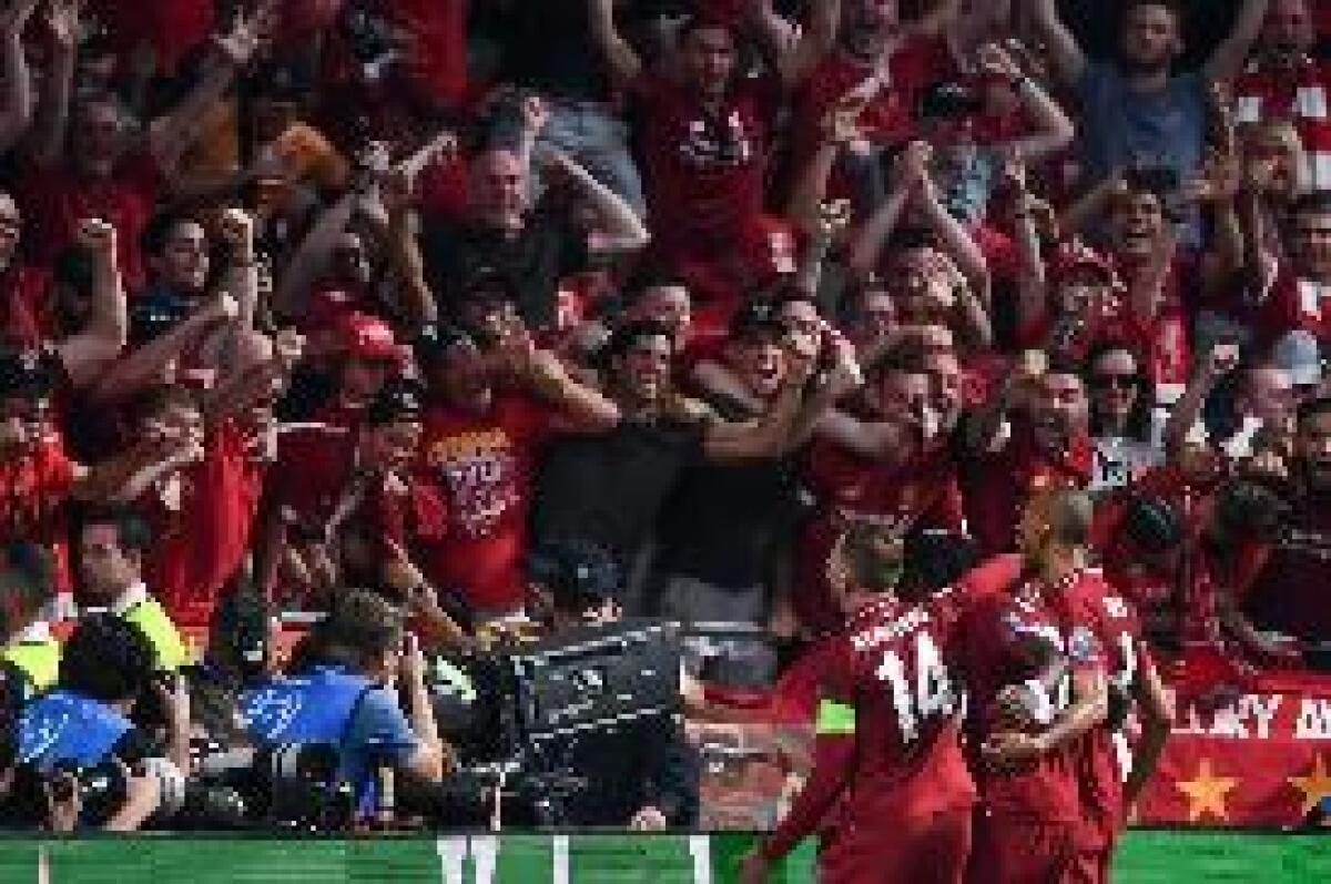 CALCIO: CHAMPIONS. LIVERPOOL CAMPIONE D'EUROPA, TOTTENHAM KO 2-0 -