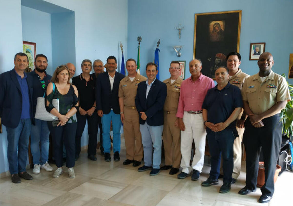 Commemorazione sbarco alleato, incontro tra l'amministrazione e i militari Usa - L'incontro in municipio