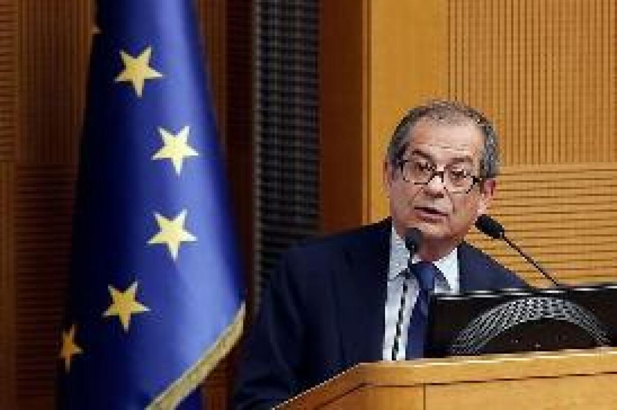 TRIA "ITALIA CONFORME A REGOLE UE, OTTIMISTA SU PROCEDURA" - 