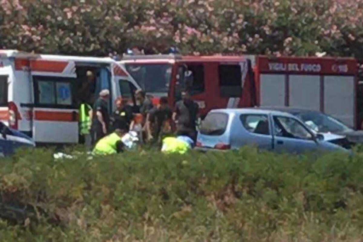 Scontro sulla ss115 nei pressi di Montelungo, tre feriti: una bambina è grave - Immagini di repertorio