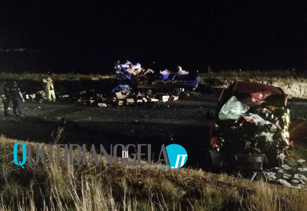 Schianto sulla Gela-Catania, morì gelese: archiviate accuse contro agricoltore - L'impatto lungo un tratto della Gela-Catania