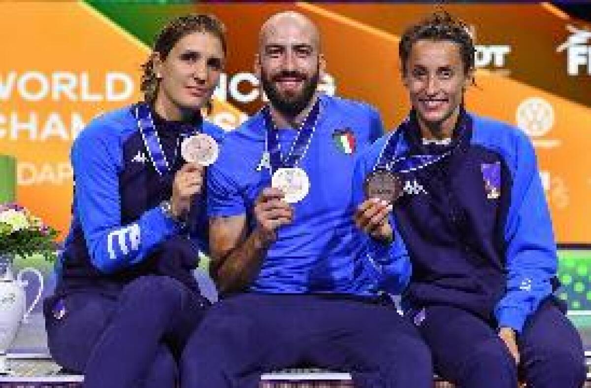 DI FRANCISCA, ERRIGO E SANTARELLI BRONZO AI MONDIALI DI SCHERMA - 