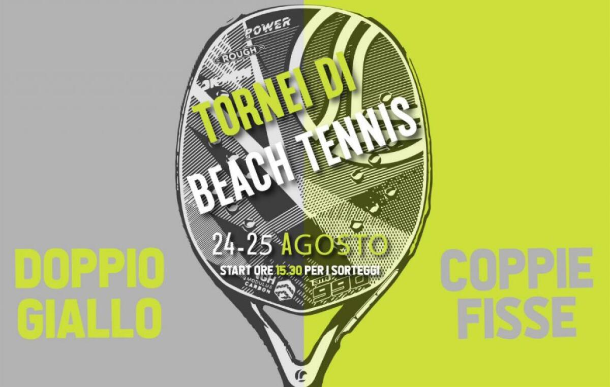 Due giorni di beach tennis sul lungomare - 