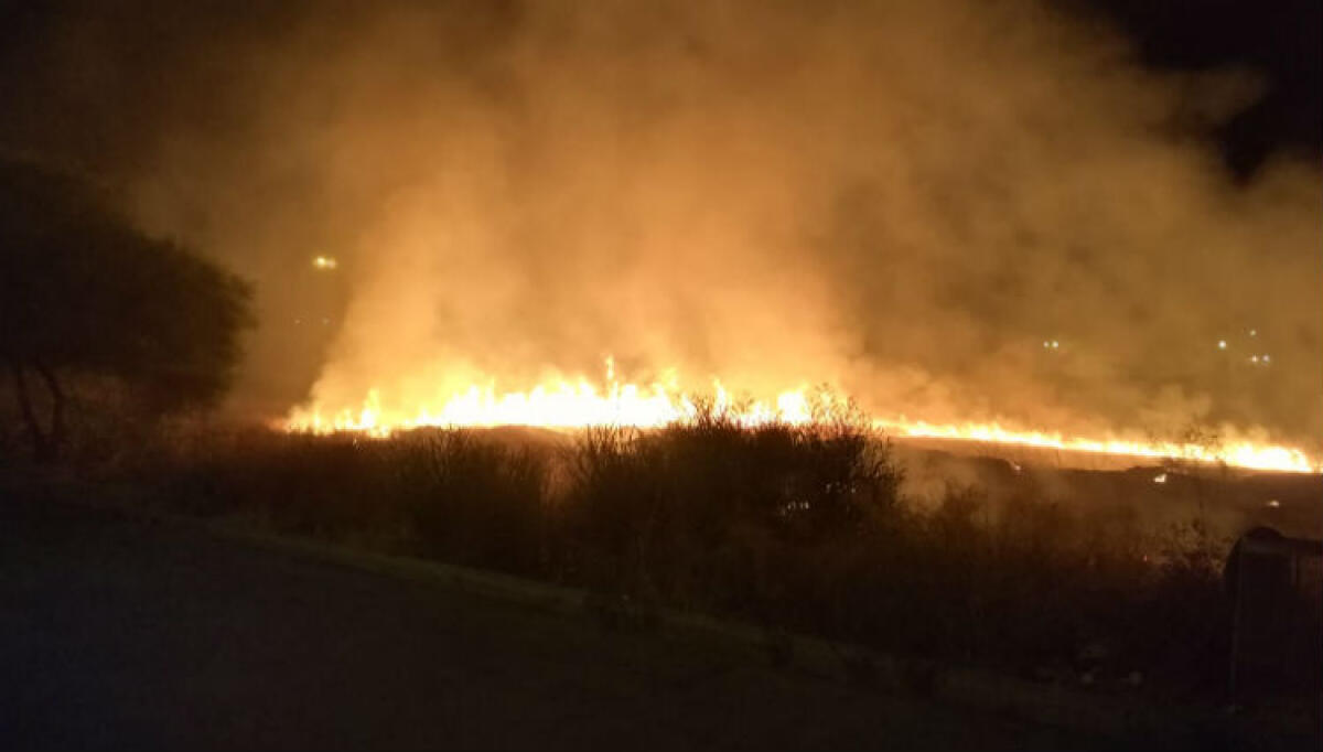 Fiamme a ridosso delle abitazioni di via Respighi, altro rogo alla villa comunale -