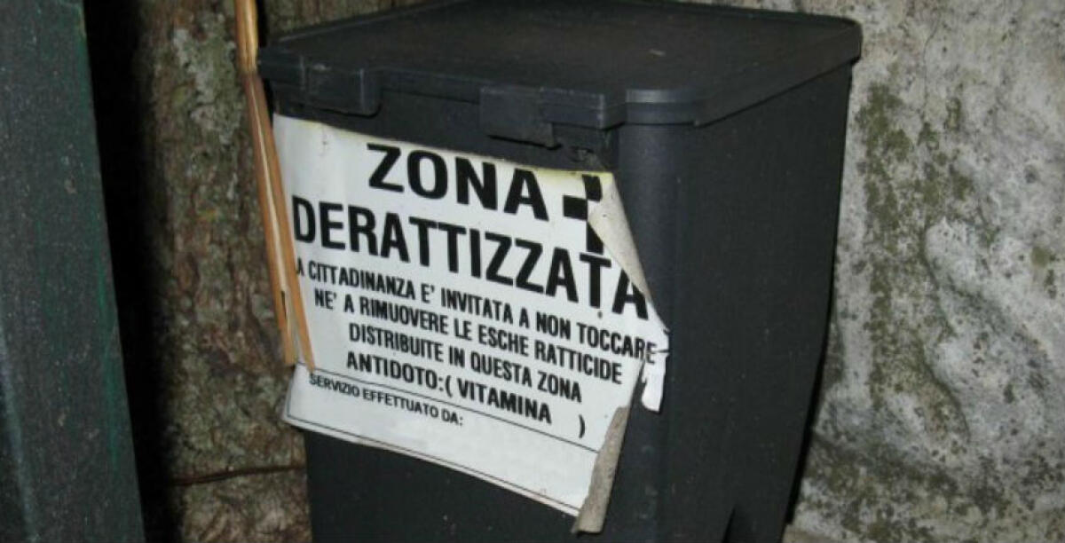 Dal 5 al 10 agosto gli interventi di derattizzazione in tutta la città - 