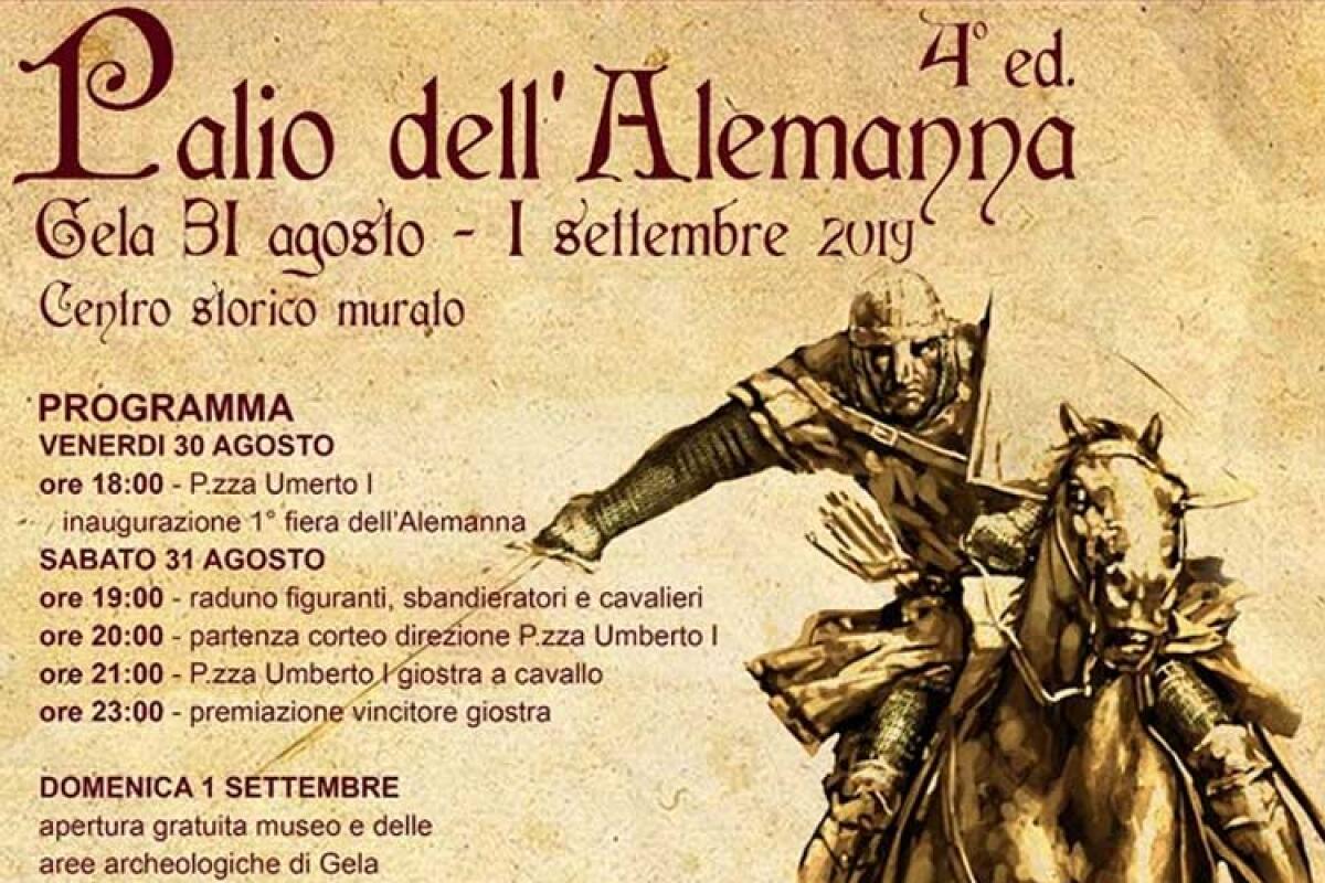 Museo, per il palio l’illusione della riapertura sorprende anche il direttore Gattuso - Il manifesto del Palio dell'Alemanna dove è indicata l'apertura del museo inagibile.