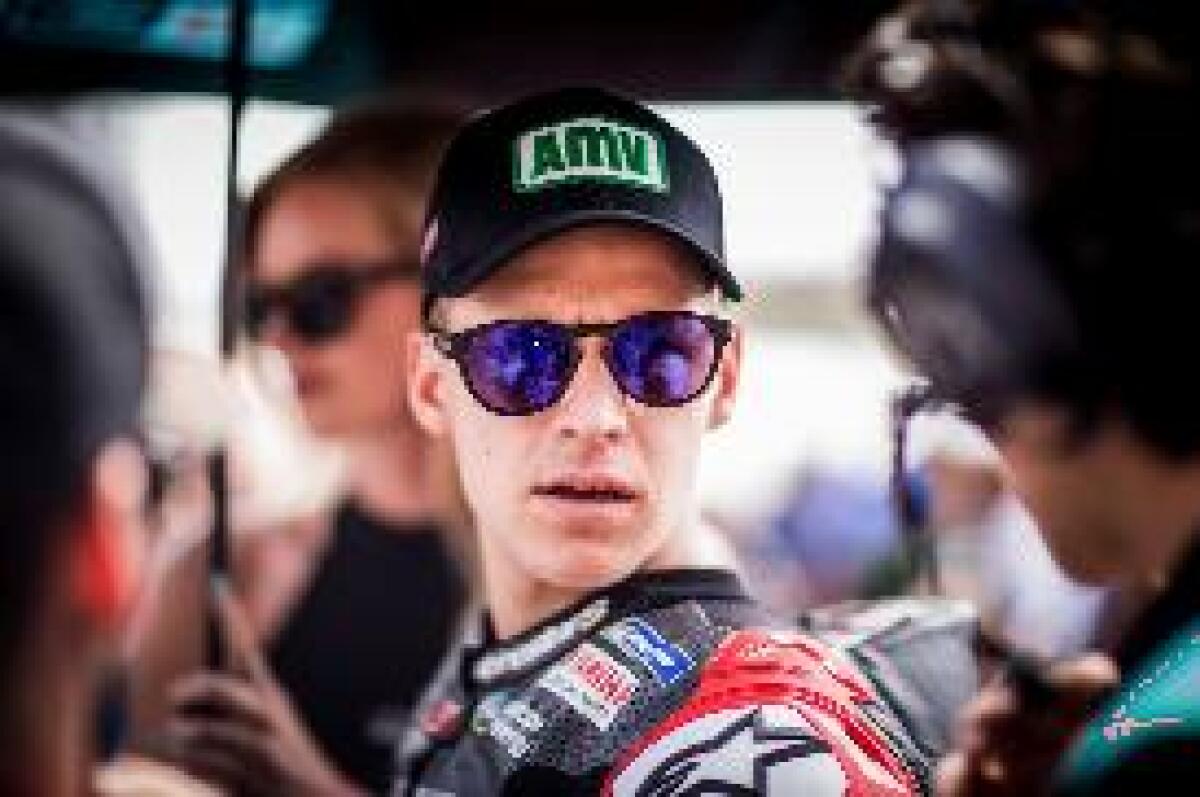 QUARTARARO DAVANTI A MARQUEZ NELLE LIBERE DEL VENERDI' A BRNO - 