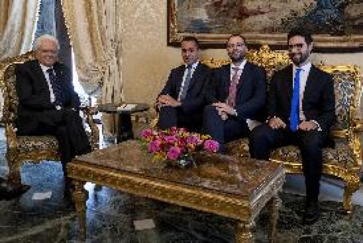 GOVERNO: DI MAIO "ACCORDO POLITICO PER CONTE PREMIER" - 