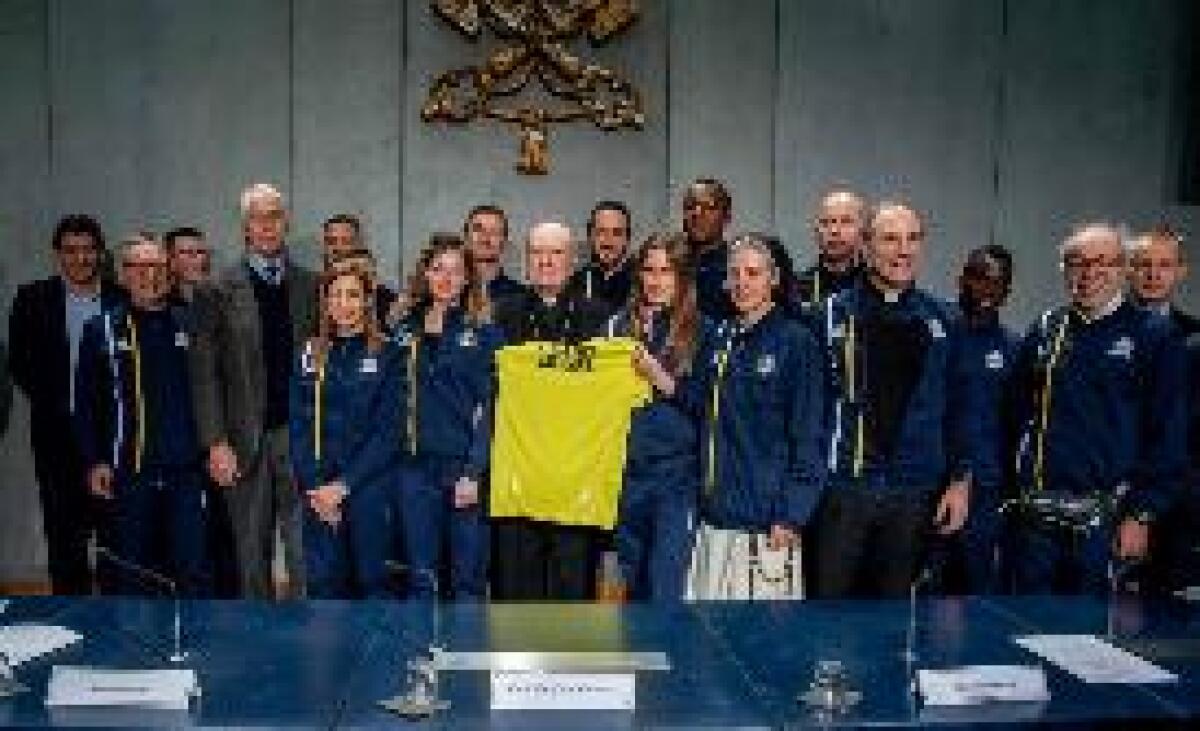 ATHLETICA VATICANA TRA I PROMOTORI DELLA 3^ HALF MARATHON VIA PACIS - 