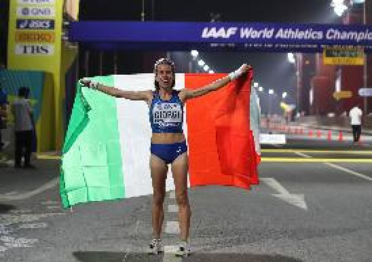 ELEONORA GIORGI BRONZO MONDIALE NELLA 50 KM MARCIA - 