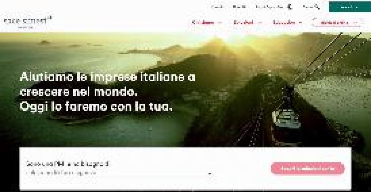 SACE PUNTA SUL DIGITALE PER PORTARE LE IMPRESE ITALIANE ALL'ESTERO - 