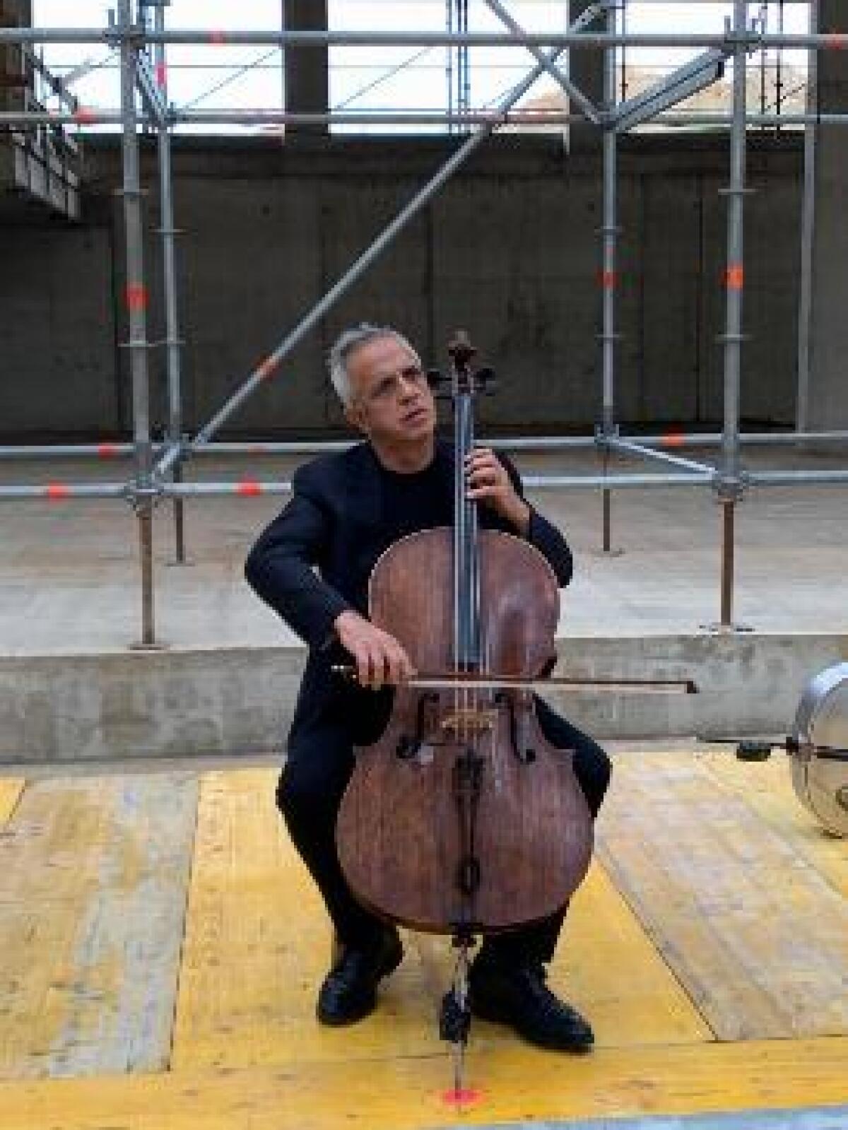 LA MUSICA DI GIOVANNI SOLLIMA NEL CANTIERE TEATRO "DA SILVA" A RHO - 