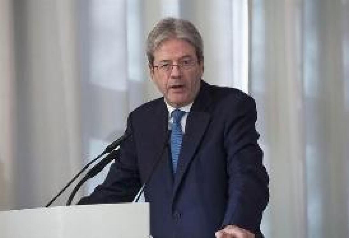 PAOLO GENTILONI NUOVO COMMISSARIO UE AGLI AFFARI ECONOMICI - 