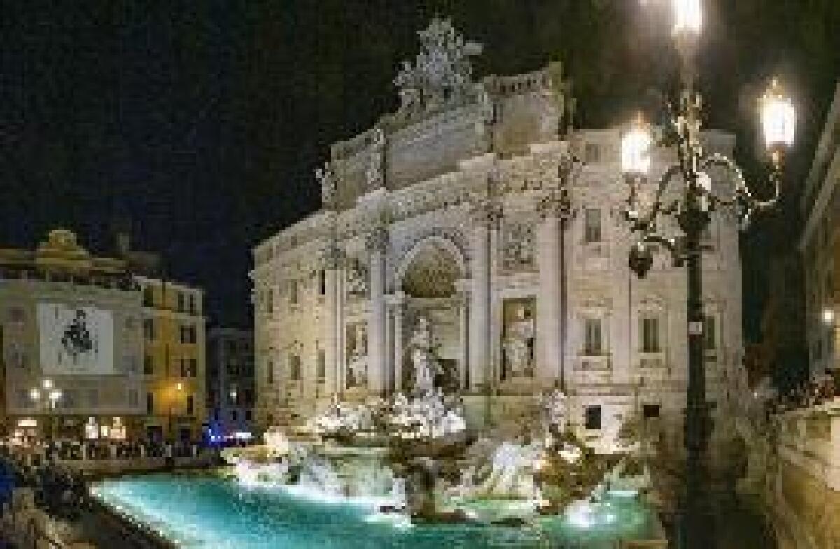 UN NUOVO IMPIANTO DI ILLUMINAZIONE PER LA FONTANA DI TREVI - 