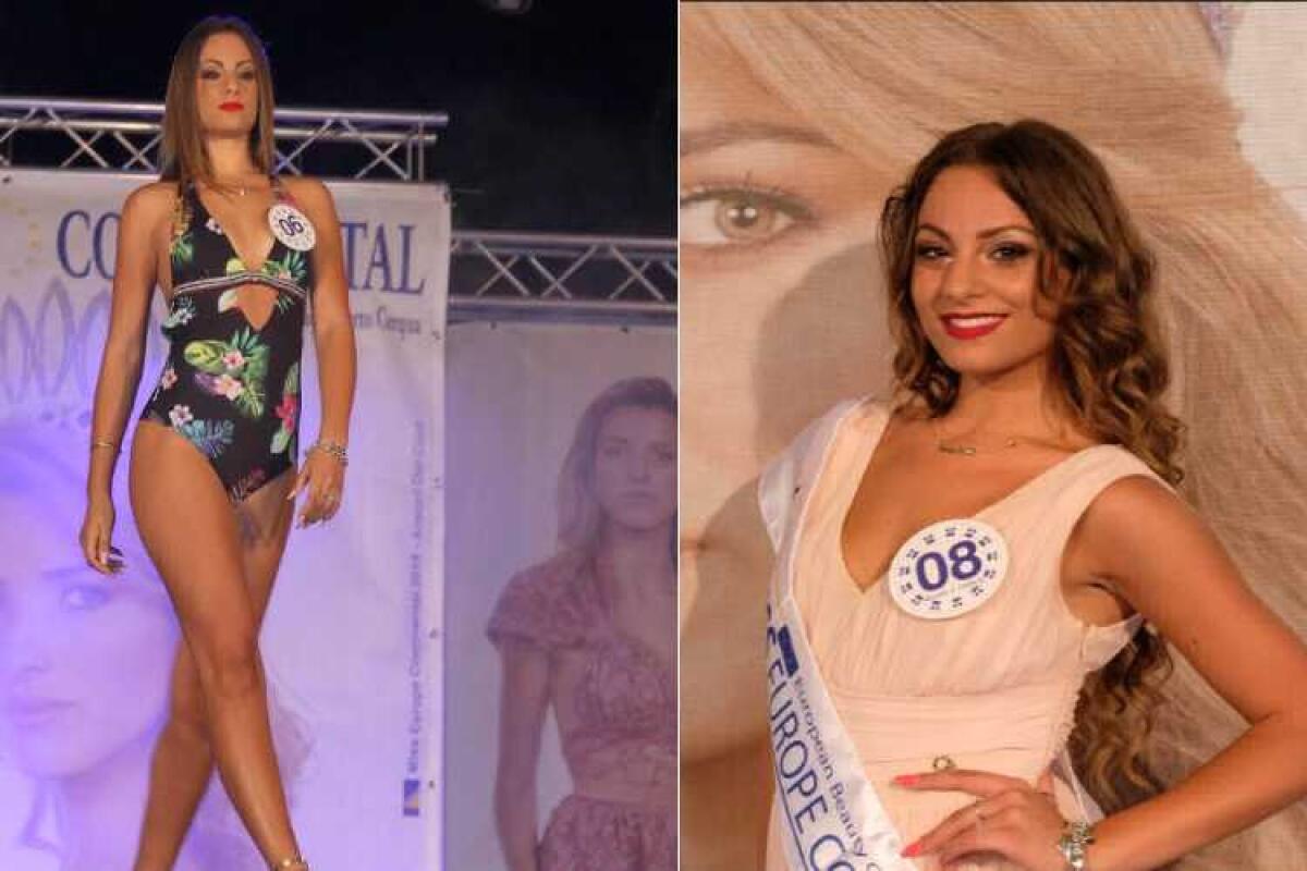 La diciassettenne Carlotta Sperlinga alla finale nazionale Miss Europe Continental - 