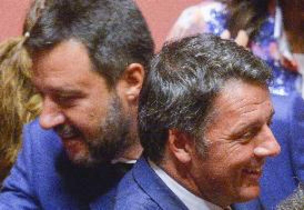 CONFRONTO TV RENZI-SALVINI IL 15 OTTOBRE A PORTA A PORTA - 
