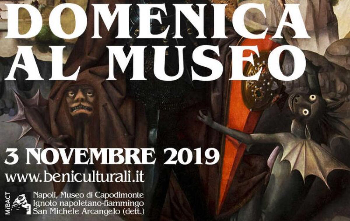 MUSEI, DOMENICA 3 NOVEMBRE TORNA LA DOMENICA GRATUITA - 